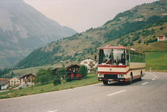 Martigny-Orsieres Railway Co coach - 29 Aug 1990