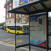 DSCF3629 More Bus information on a bus shelter in Bournemouth - 27 Jul 2018