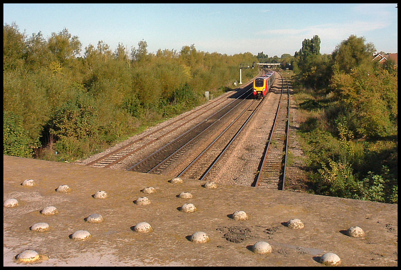 train approaching Oxford