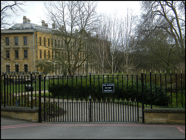 Magdalen side gate