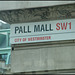 Pall Mall street sign