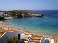 Arenal d'En Castell - west side of the beach.