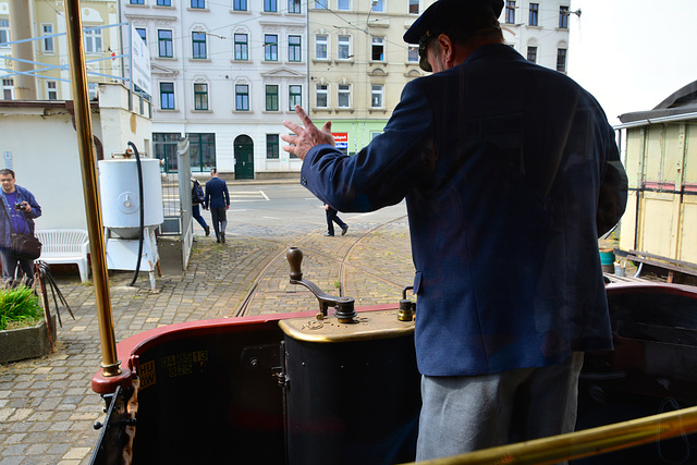 Leipzig 2015 – Straßenbahnmuseum – A trip with tram 179 – Goodbye