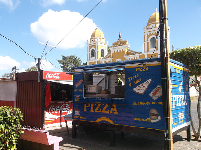 Pizza y Coca-cola