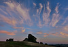 The skies above Kendal Castle