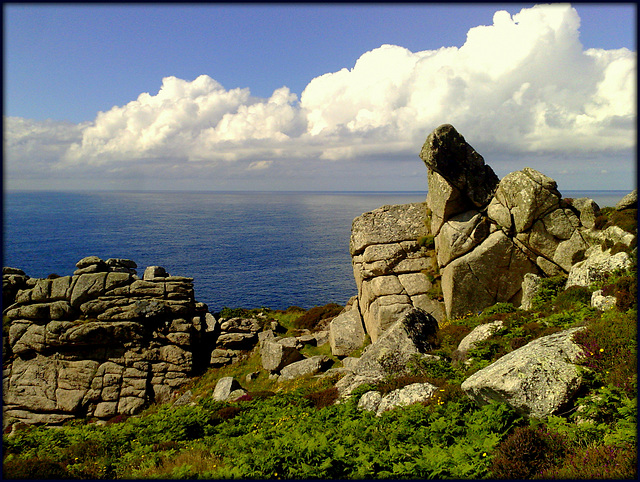 Bosigran Head, granite.