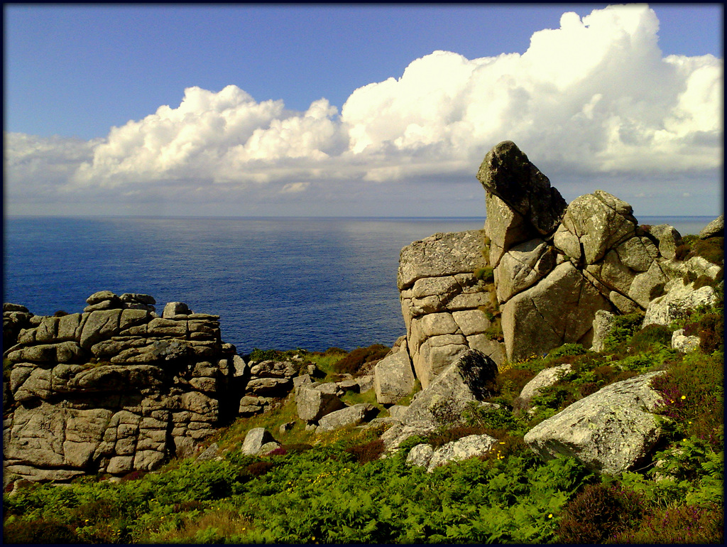 Bosigran Head, granite.