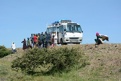 Forced Stop on the Road in Ethiopia
