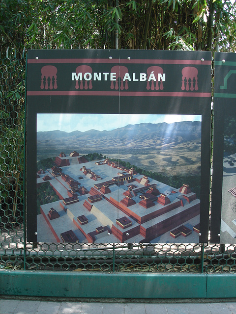 Affiche du Monte Albán.