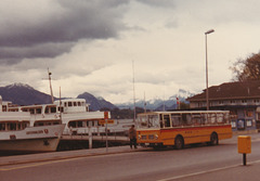 Bucheli, Kriens perhaps, PTT livery at Luzern - 4 May 1981