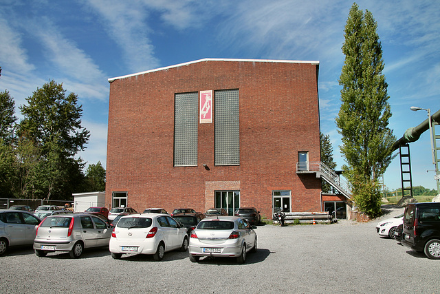 Kletterhalle Bergwerk, ehemals Turbokompressorengebäude der Kokerei Hansa (Dortmund-Huckarde) / 9.09.2018