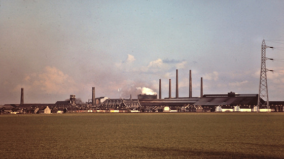 Denain / Lourches (59)  28 mars 1979. (Diapositive numérisée).