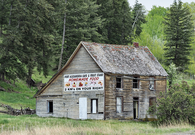 Highway 97 - The Old Goldrush Trail in British Columbia.