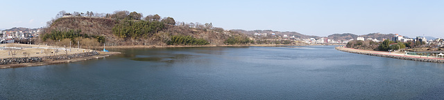 Nam River passing through Jinju