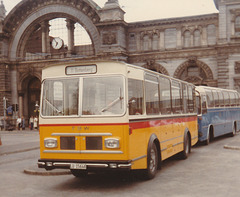 LU 15646 in Postbus livery in Luzern (Bucheli or GOWA) -  4 May 1981