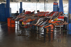 Lima, Playa Agua Dulce, Fish Market