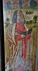 sherford church, devon, c16 screen dado  (1)