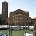 Venetian glimpses - Murano,  the back of the Church of Saints Mary and Donato