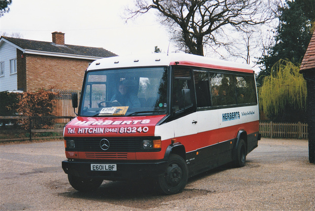 Herberts of Shefford E601 LBF in Aston near Stevenage – 17 Mar 1998 (382-20)