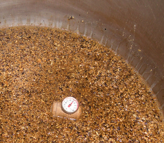 Mashing malt