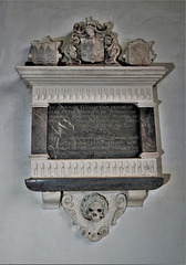 sherford church, devon ,c17 tomb of elizabeth reynell +1662