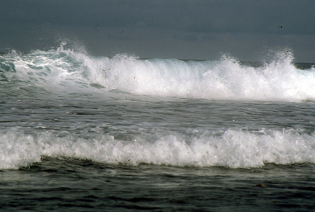 An der äusseren Riffkante des Nord-Malé-Atolls