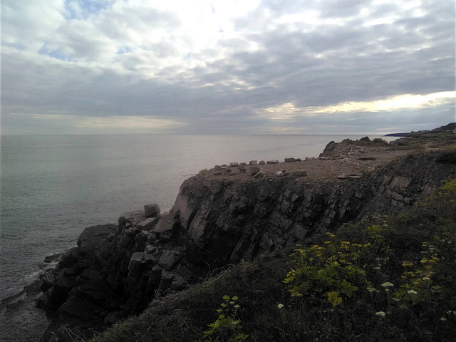 Cliffs and shoreline in a wilderness area / Rivage et falaise en région sauvage