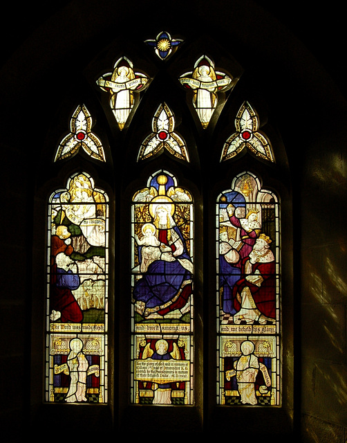 Memorial window to the 7th Duke of Devonshire, Beeley Church, Derbyshire