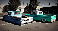 1961 (left) and 1963 Chevrolets