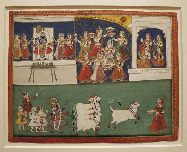 Krishna Demands a Toll from Dana-lila in the Virginia Museum of Fine Arts, June 2018