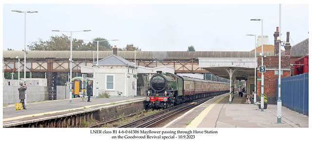 61306 Mayflower Hove passing station 10 9 2023