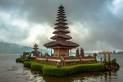 A temple in the lake