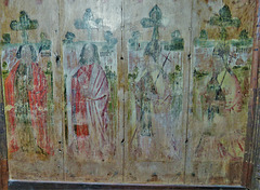 sherford church, devon, c16 screen dado  (5)