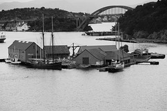 Monochrome Boats Near Stavanger, Norway