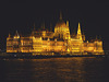 Budapest- Hungarian Parliament Building by Night
