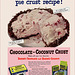 Bakers Chocolate & Coconut Ad, 1953