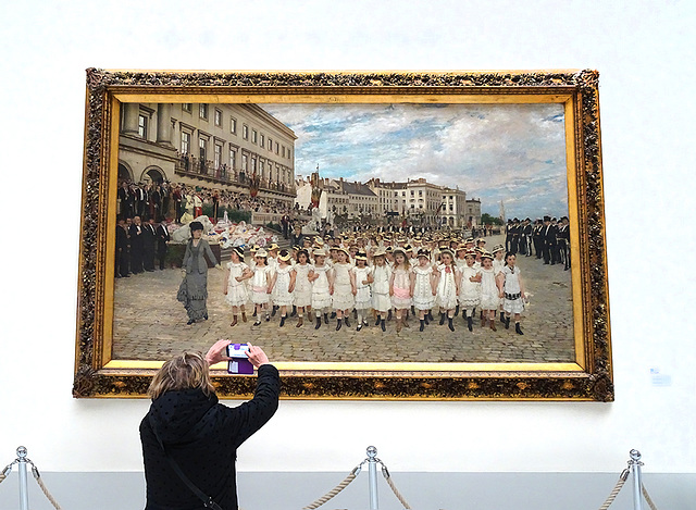 Taking a picture. Taking a picture.