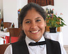 A smile from our waitress in the Cantayoc restaurant in Nazca - Perú