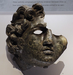 Bronze Head Possibly of a Hellenstic Ruler in the Boston Museum of Fine Arts, January 2018