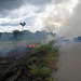 Accident a la ruta trans-amazònica Boa Vista- Manaus. Brasil