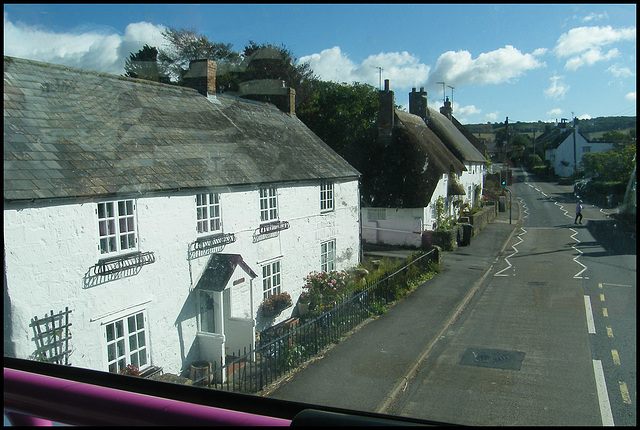 bussing through Chideock