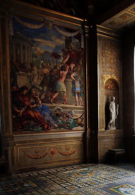 Florence , dans une salle du Palais Pitti