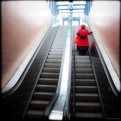 Lady in red