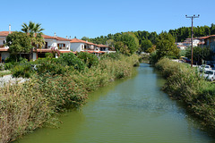 Greece, Kassandreia, Siviri River in the Village of Siviri