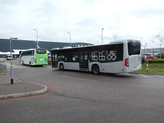 APCOA Parking Services B1 (BX64 WHG) at Luton Airport - 14 Apr 2023 (P1140890)
