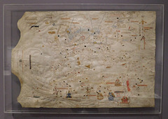 Maritime Map of Mediterranean in the Metropolitan Museum of Art, February 2020