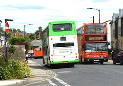 Buses in Bury St. Edmunds - 19 Jun 2024 (P1180598)