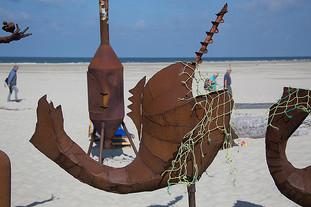 20140912 5253VRAw [NL] Skulptur, Terschelling