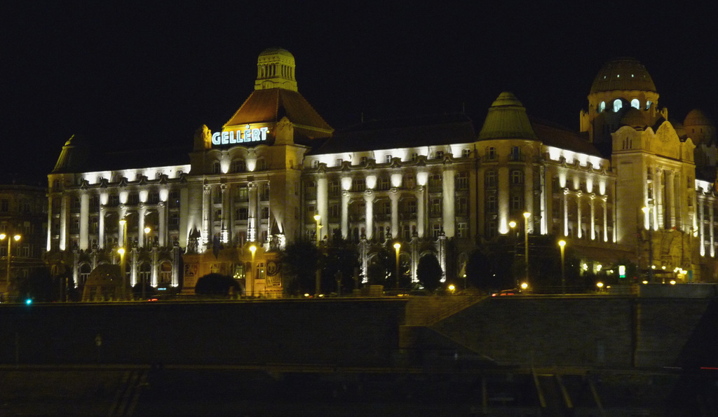 Budapest- Gellert Hotel by Night