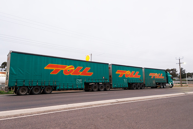 Road Train - a whole lot of truck.